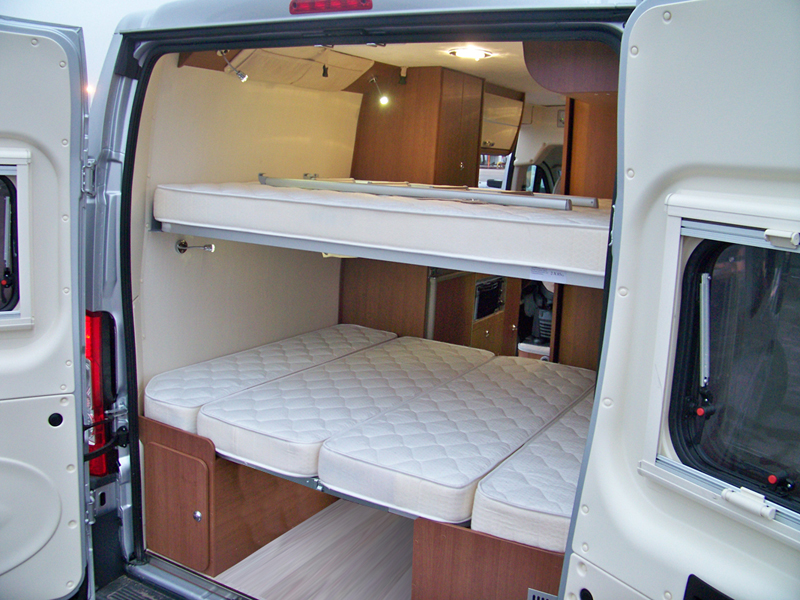 4 berth camper shop conversion