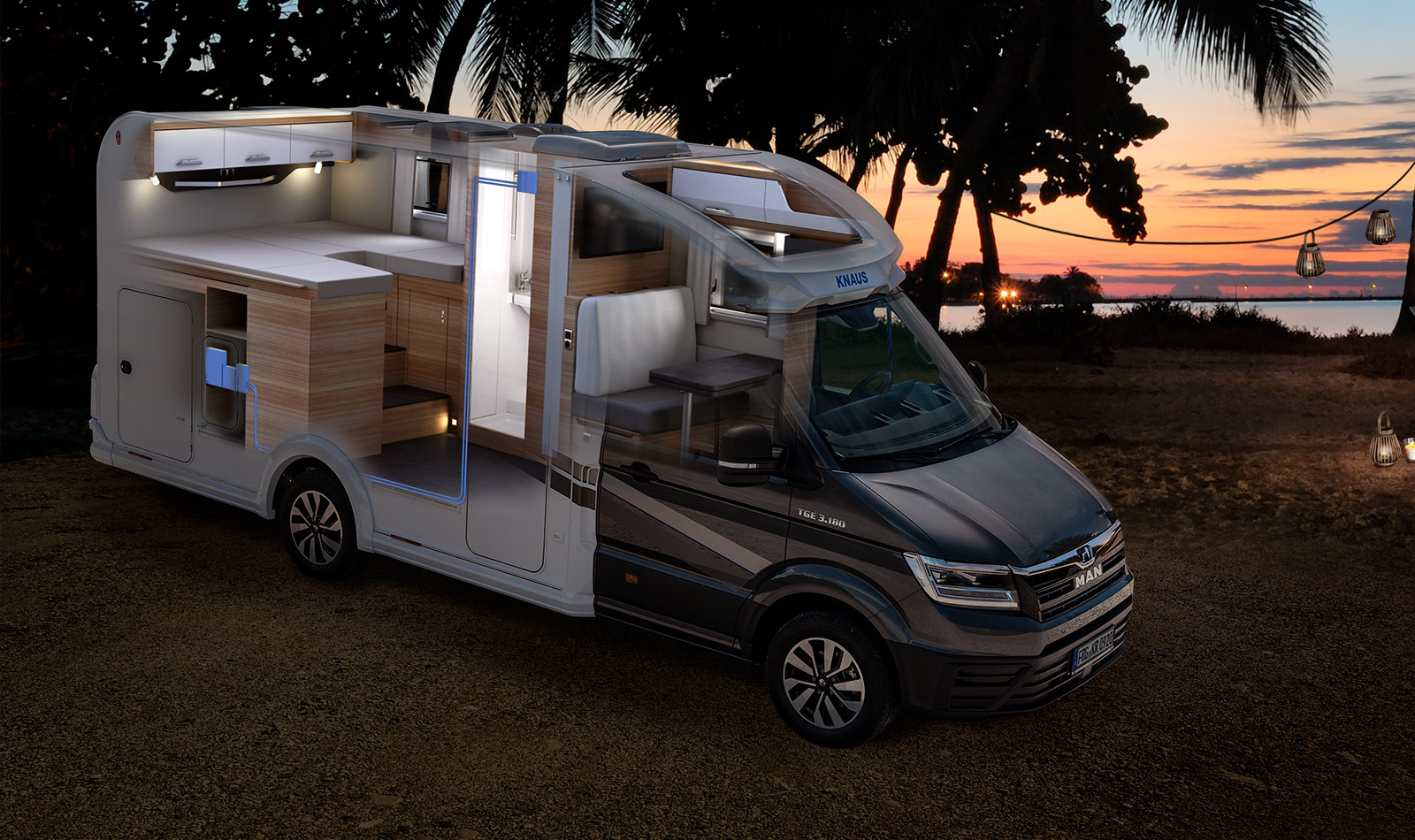  SOLD NEW 2021 Knaus VAN TI PLUS 650 MEG Platinum Selection MAN TGE 