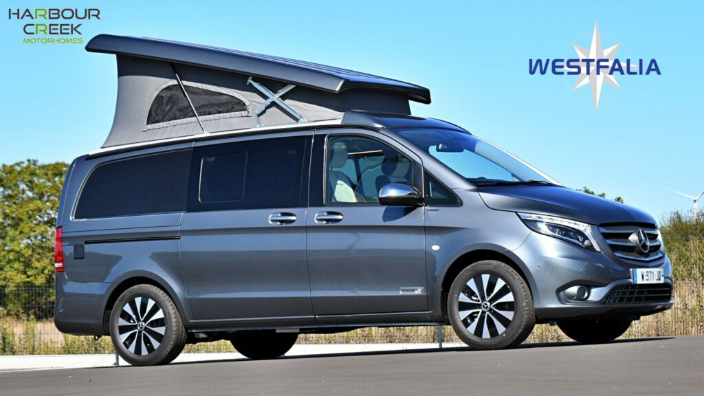 SOLD Pre Owned 2020 Mercedes Westfalia Jules Verne Avantgarde Special Edition City Camper Metallic Selenite Grey 136Hp Automatic Harbour Creek Motorhomes Your South Coast Westfalia Dealer