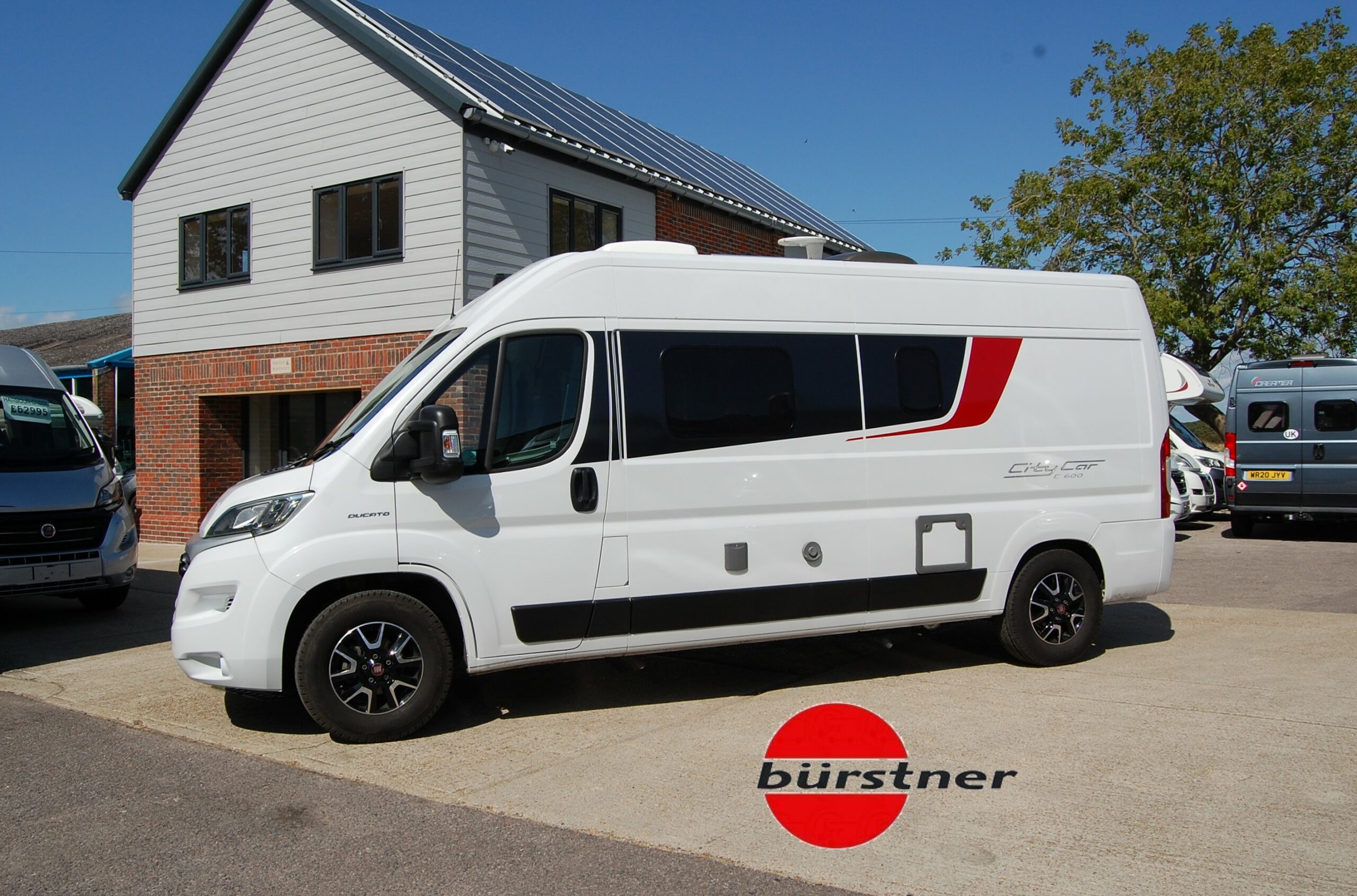 SOLD Burstner City Car C600 Luxury 2020 Motorhome Only 5.99m with 3x Berth 4x Travelling Seats. AUTOMATIC. Rear Transverse Bed. Low Mileage Huge Amount of Fitted Extras Harbour Creek